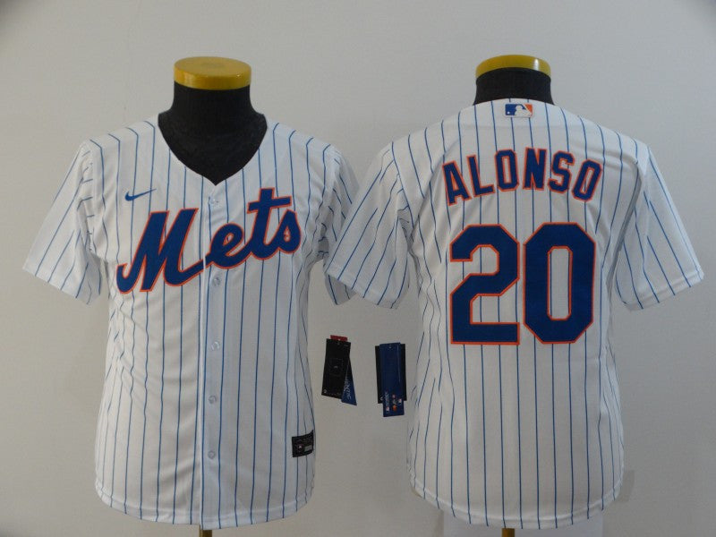 Pete Alonso New York Mets white jersey