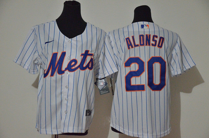 Pete Alonso New York Mets white jersey
