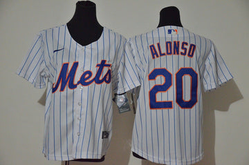 Pete Alonso New York Mets white jersey