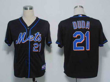 Duda New York Mets black jersey