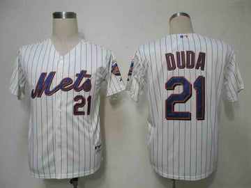 Duda New York Mets cream jersey