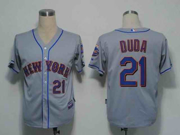 Duda New York Mets grey jersey