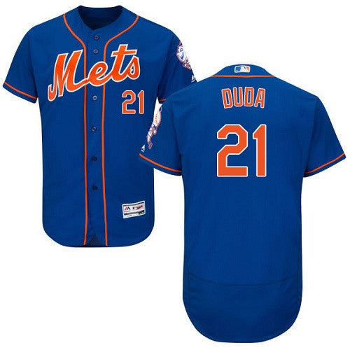 Lucas Duda New York Mets blue jersey