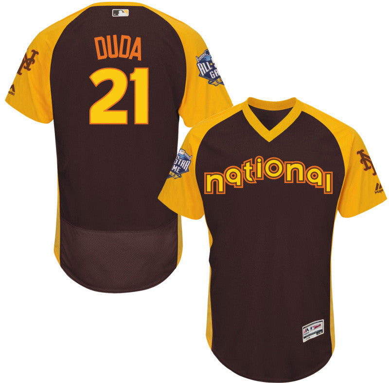 Lucas Duda New York Mets brown All-Star jersey