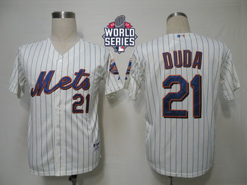 Lucas Duda New York Mets cream Alternate jersey