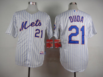 Lucas Duda New York Mets white jersey
