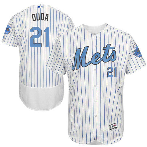 Lucas Duda New York Mets white jersey