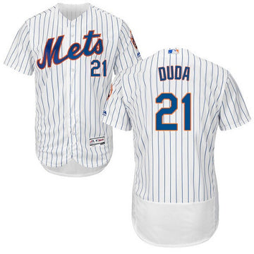 Lucas Duda New York Mets white jersey