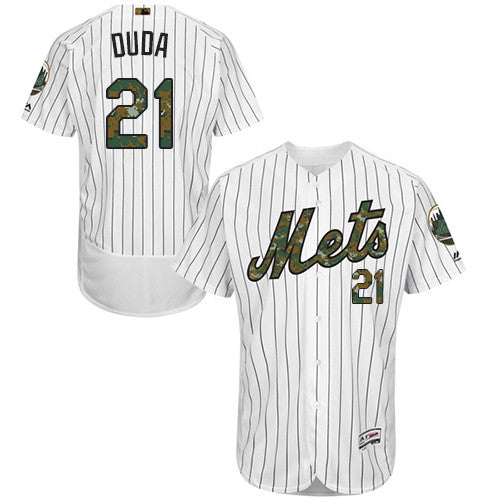 Lucas Duda New York Mets white jersey