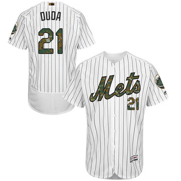 Lucas Duda New York Mets white jersey