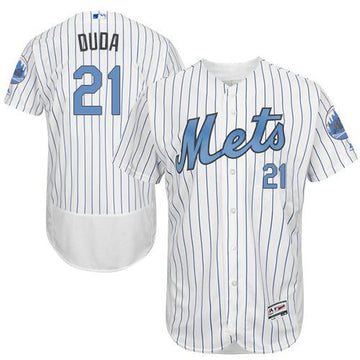Lucas Duda New York Mets white Authentic jersey