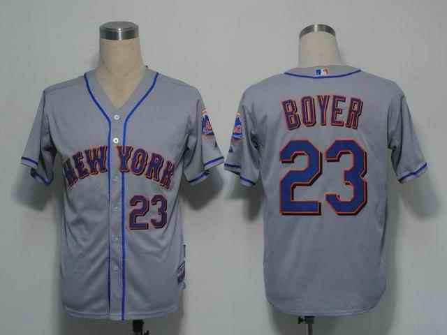 Boyer New York Mets grey jersey