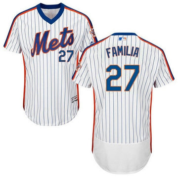 Jeurys Familia New York Mets white Cooperstown jersey