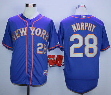 Daniel Murphy New York Mets blue Road jersey