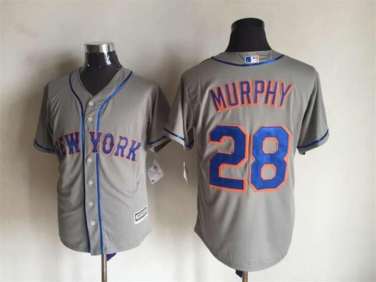 Daniel Murphy New York Mets grey jersey