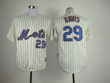 Davis New York Mets cream jersey