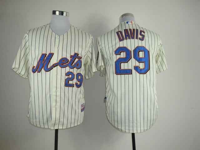 Davis New York Mets cream jersey