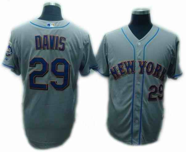 Davis New York Mets grey jersey