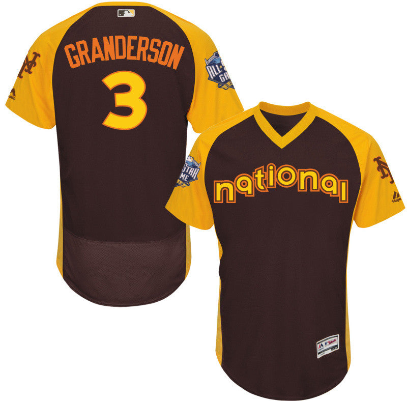 Curtis Granderson New York Mets brown All-Star jersey