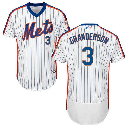 Curtis Granderson New York Mets white Cooperstown jersey