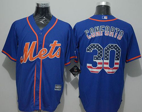 Michael Conforto New York Mets blue Fashion jersey