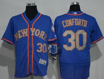 Michael Conforto New York Mets blue Authentic jersey