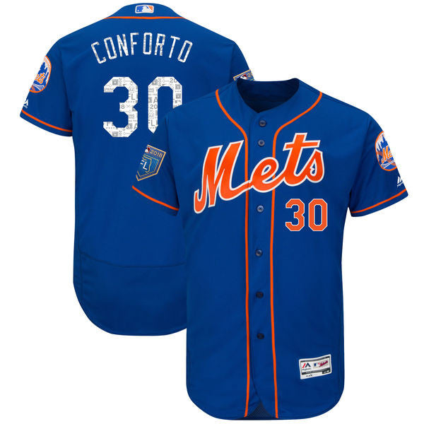 Michael Conforto New York Mets royal jersey