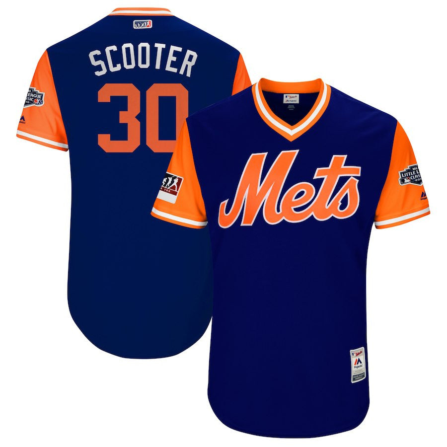 Michael Conforto Scooter New York Mets royal Authentic jersey