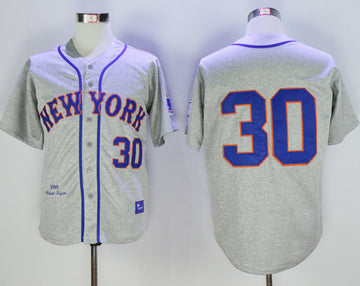Nolan Ryan New York Mets grey Throwback jersey