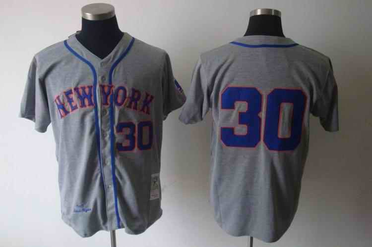 Nolan Ryan New York Mets grey jersey