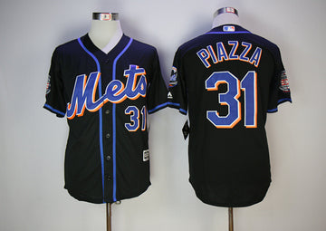 Mike Piazza New York Mets black jersey