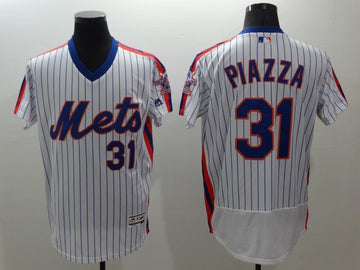 Mike Piazza New York Mets white jersey