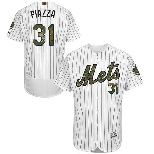 Mike Piazza New York Mets white jersey