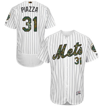 Mike Piazza New York Mets white jersey