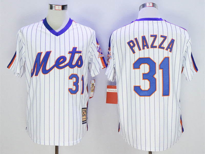 Mike Piazza New York Mets white jersey