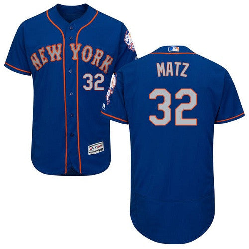 Steven Matz New York Mets blue Alternate jersey