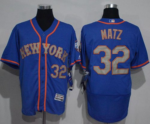 Steven Matz New York Mets blue Authentic jersey