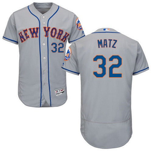 Steven Matz New York Mets gray jersey