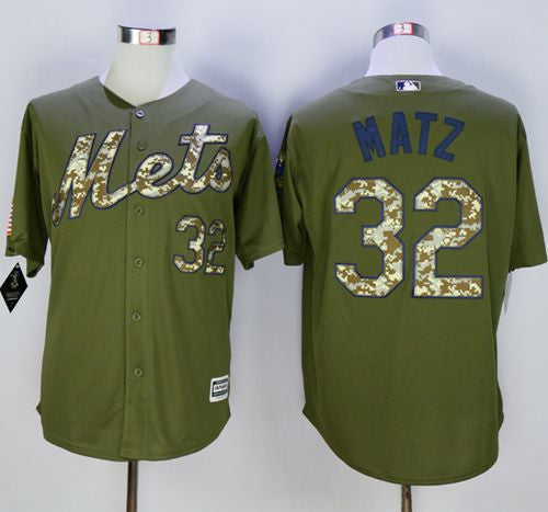 Steven Matz New York Mets green Camo jersey