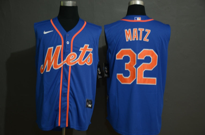 Steven Matz New York Mets royal jersey