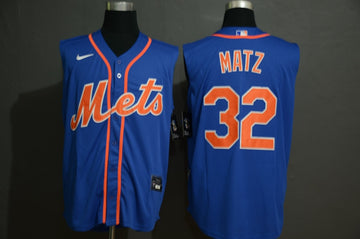 Steven Matz New York Mets royal jersey