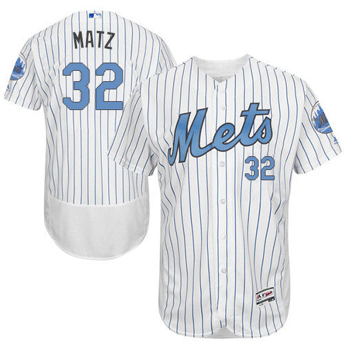 Steven Matz New York Mets white jersey