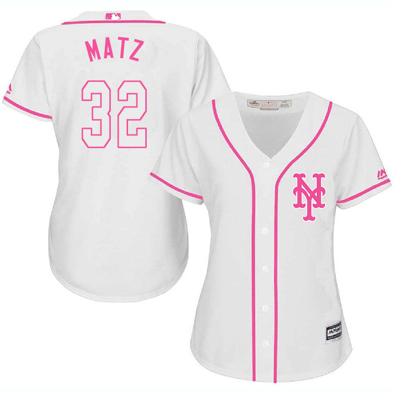 Steven Matz New York Mets white jersey