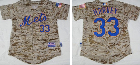 Harvey New York Mets camo Camo jersey