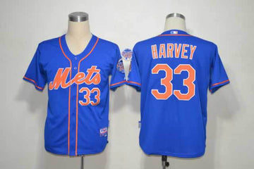 Harvey New York Mets blue jersey
