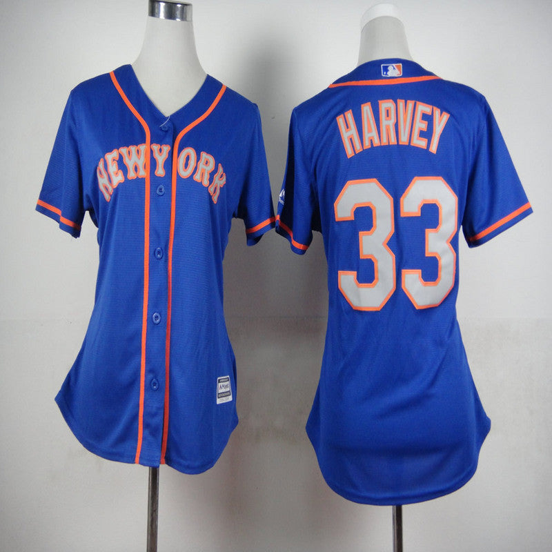 Harvey New York Mets blue Road jersey