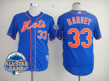 Harvey New York Mets blue jersey