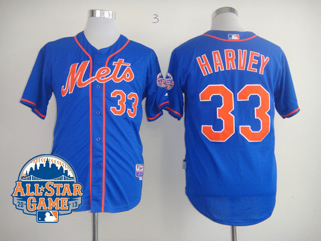 Harvey New York Mets blue jersey