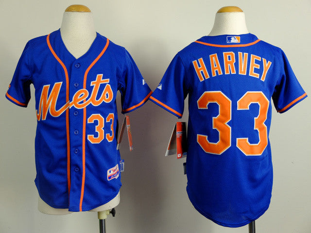 Harvey New York Mets blue jersey