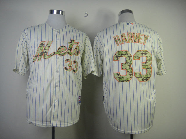 Harvey New York Mets cream Camo jersey
